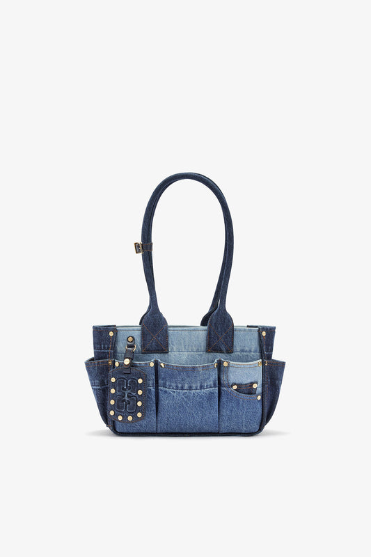 Small Posy Bag in Blue Denim