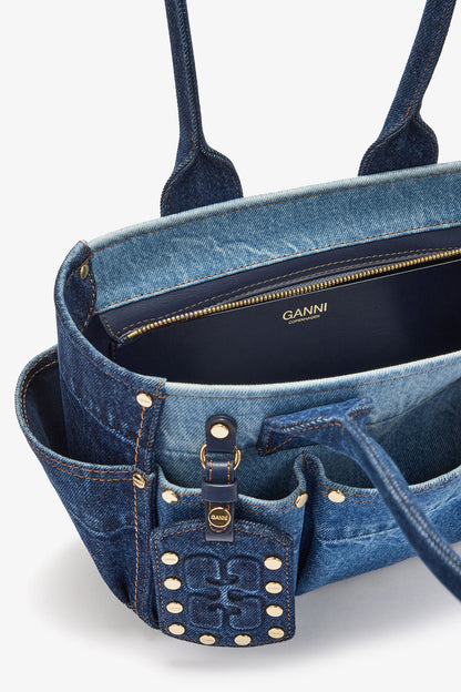 Small Posy Bag in Blue Denim