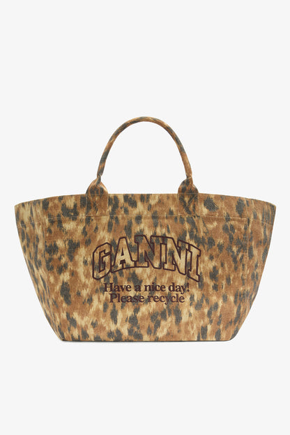 Tote XXL in Ikat Animal