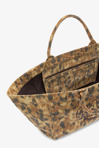 Tote XXL in Ikat Animal