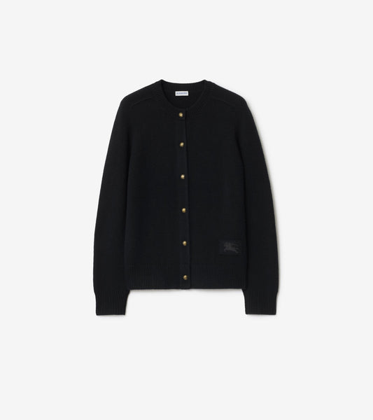Cashmere Cardigan in Black