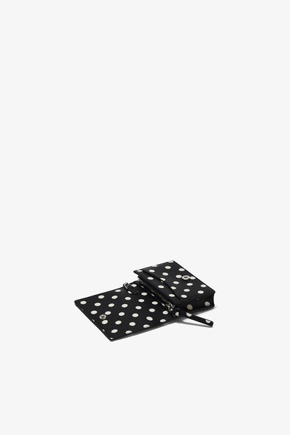 Bou Card Holder With Flap with Dots