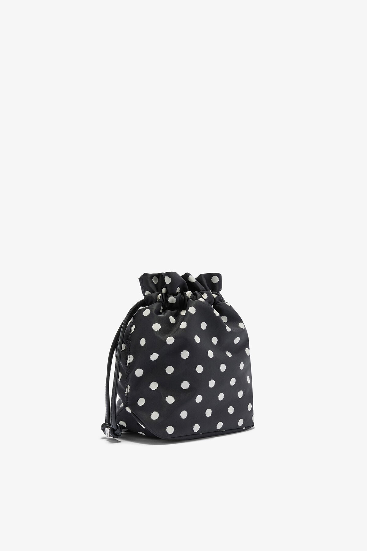 Printed Bou Bucket Pouch with Dots