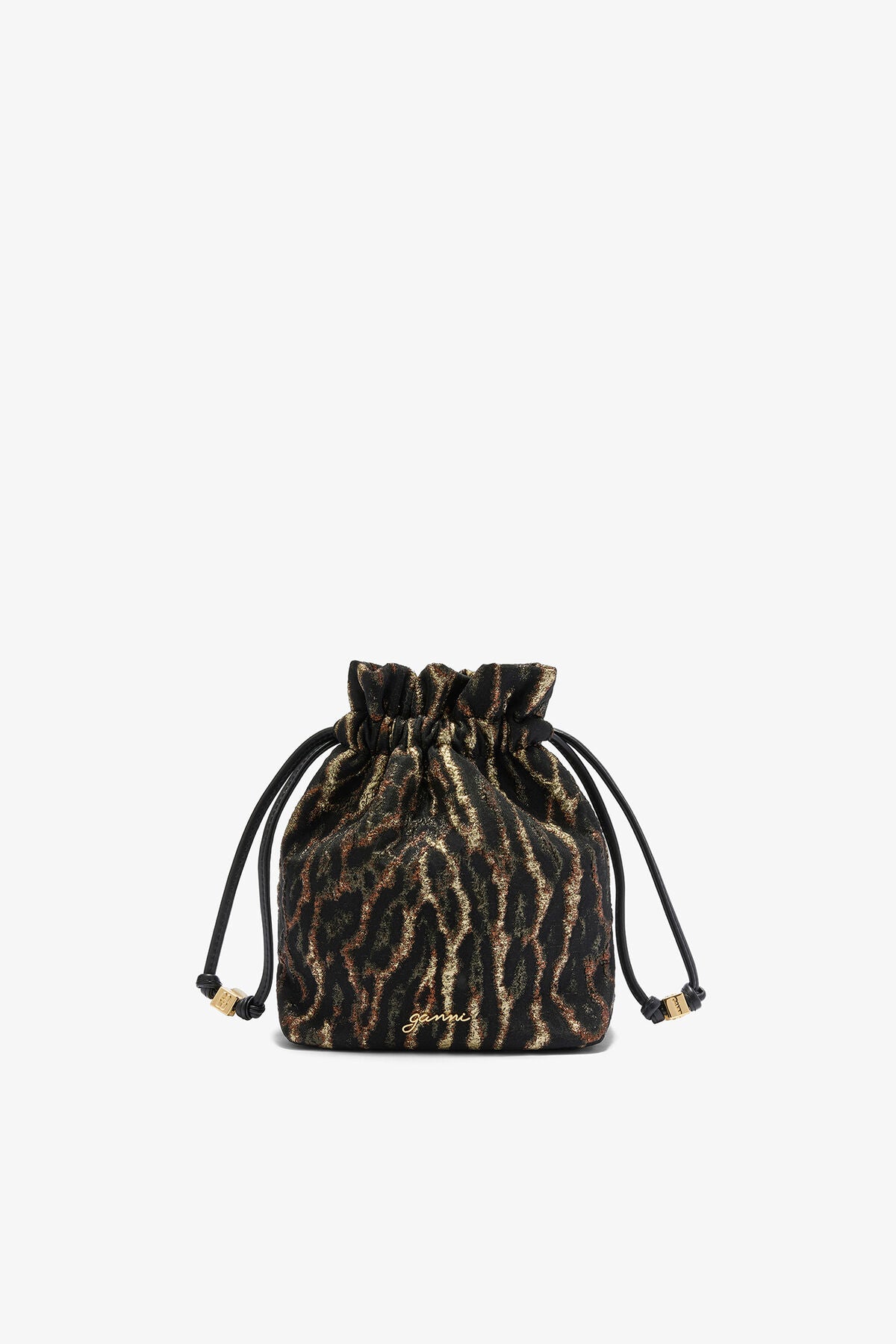 Metallic Bou Bucket Cloque Pouch