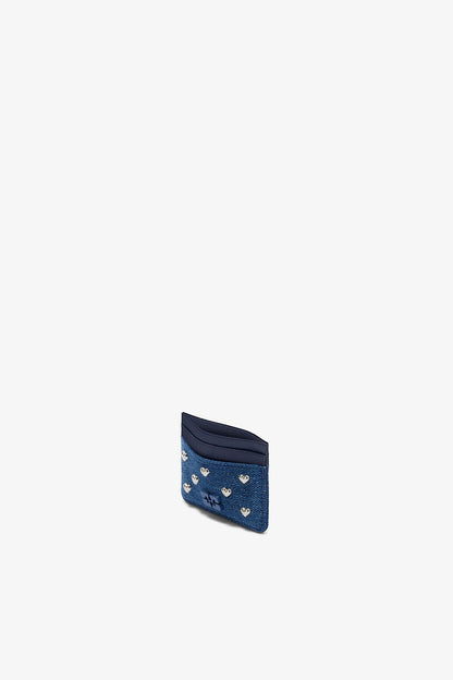 Bou Card Holder in Denim