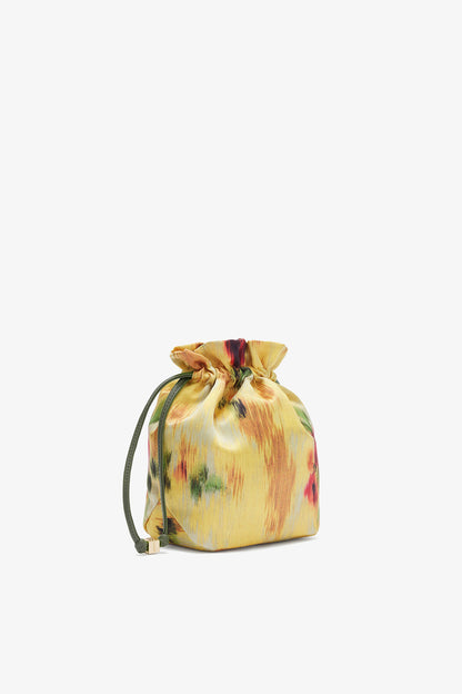 Pouch in Printed Taffeta
