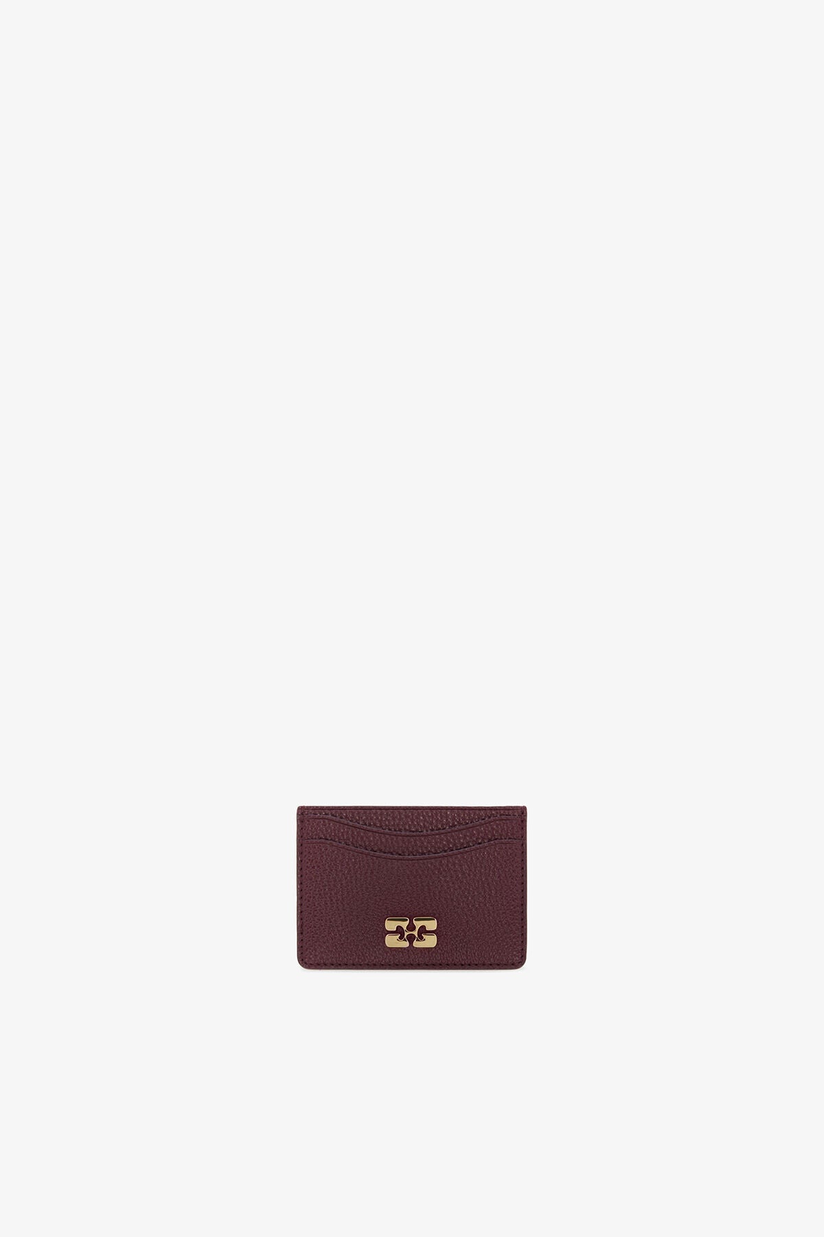 Bou Card Holder in Grained Burgundy