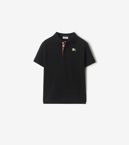 Cotton Piqué Polo Shirt in Vivid lime