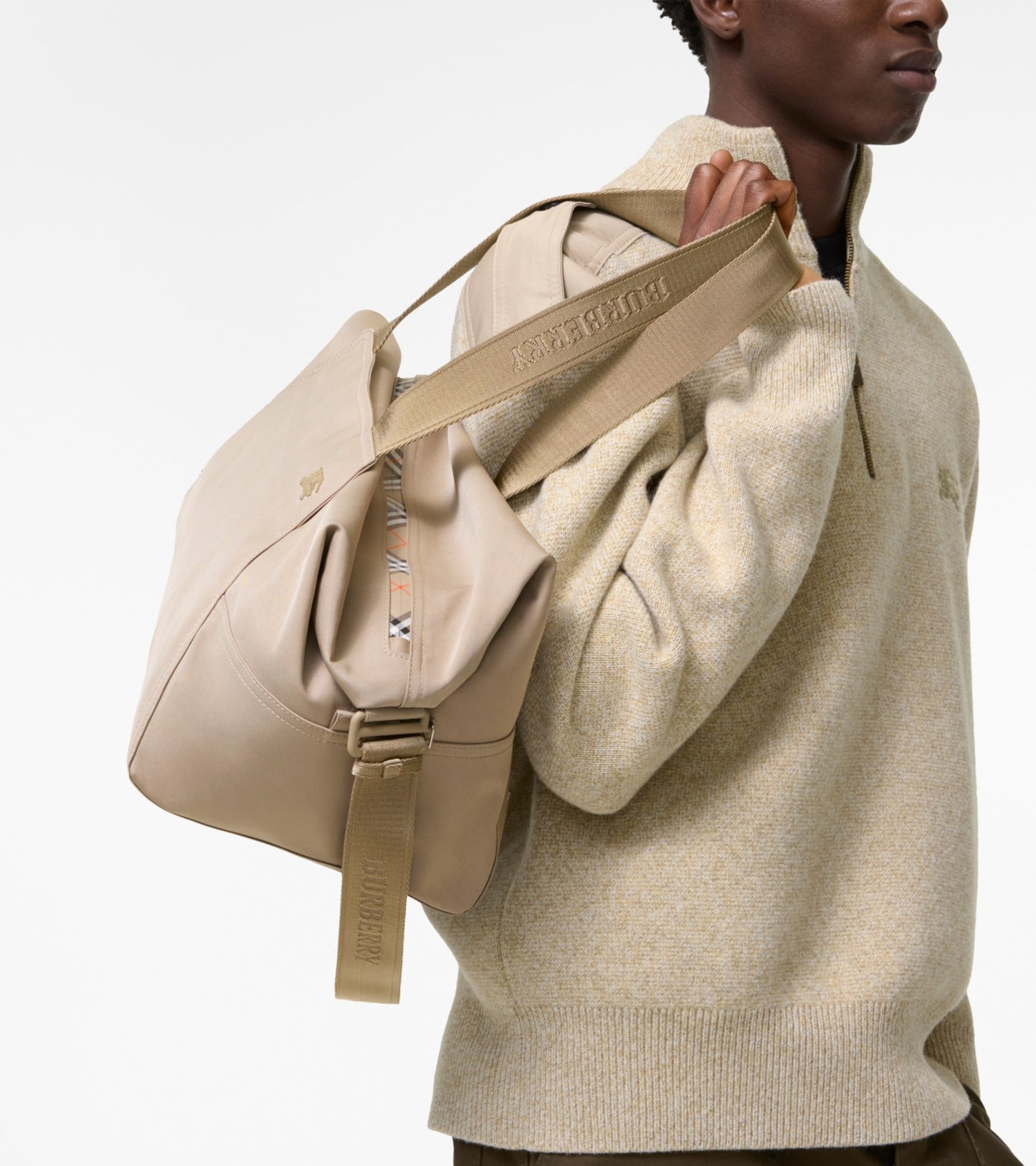 Storm Weekender Bag in Taupe beige