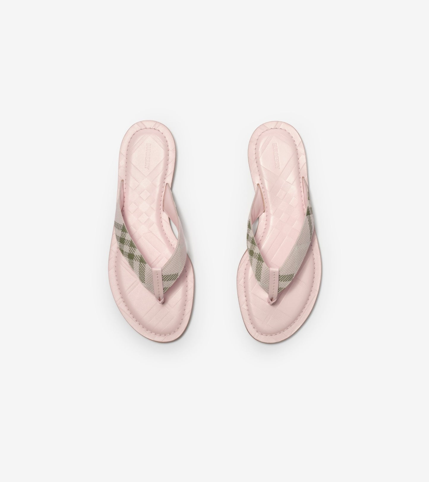 Check Pavilion Sandals in Mallow pink