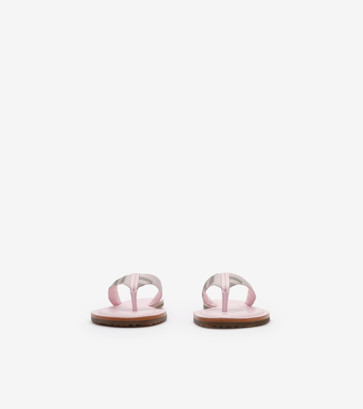 Check Pavilion Sandals in Mallow pink