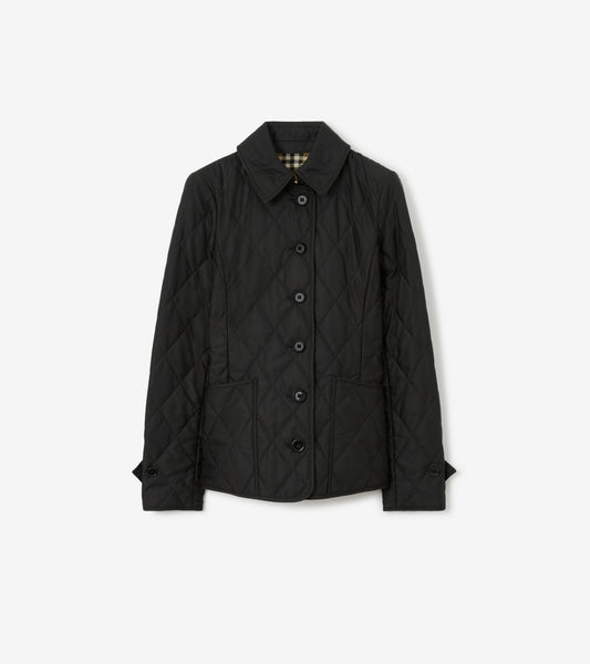 Quilted Thermoregulated Fernleigh Jacket in Black