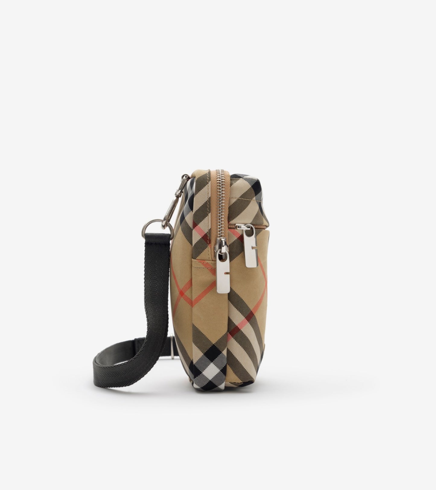 Check Phone Bag in Sand beige
