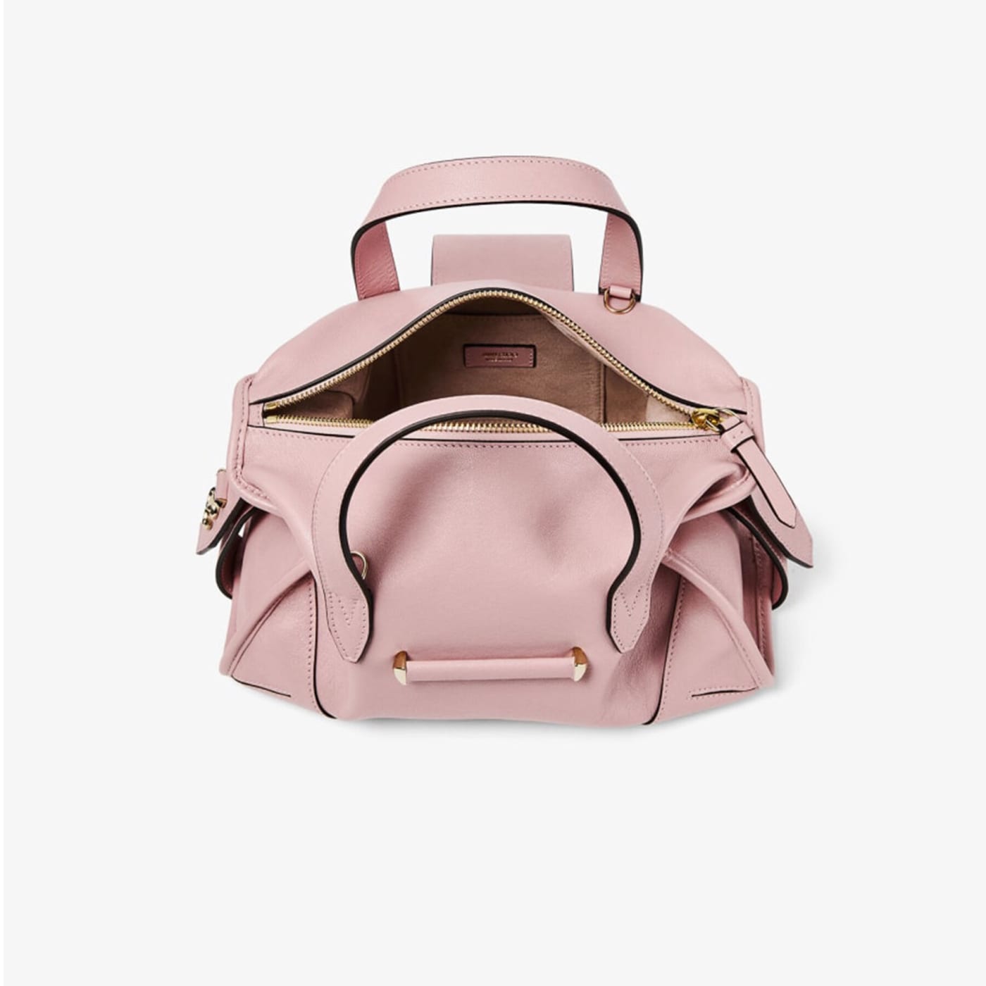 Bar Holdall Small Rose Biker Leather Holdall Bag