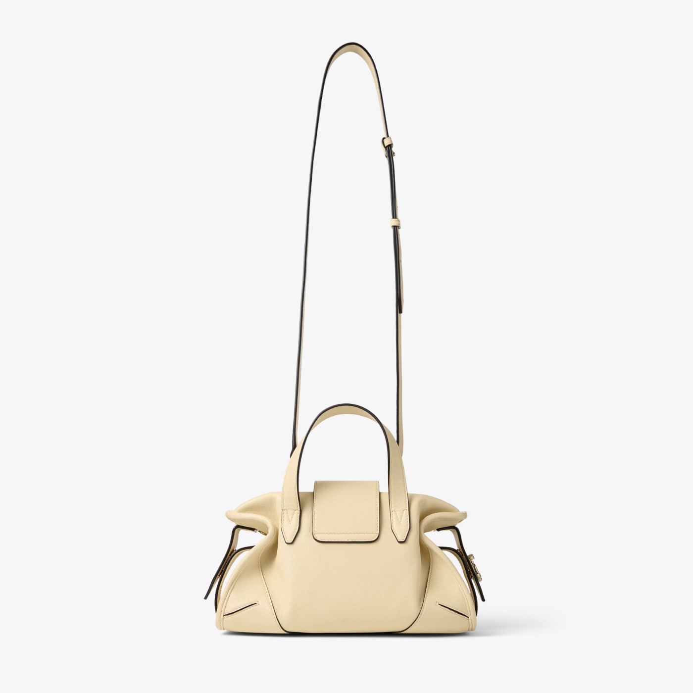 Bar Holdall Small Buttermilk Biker Leather Holdall Bag