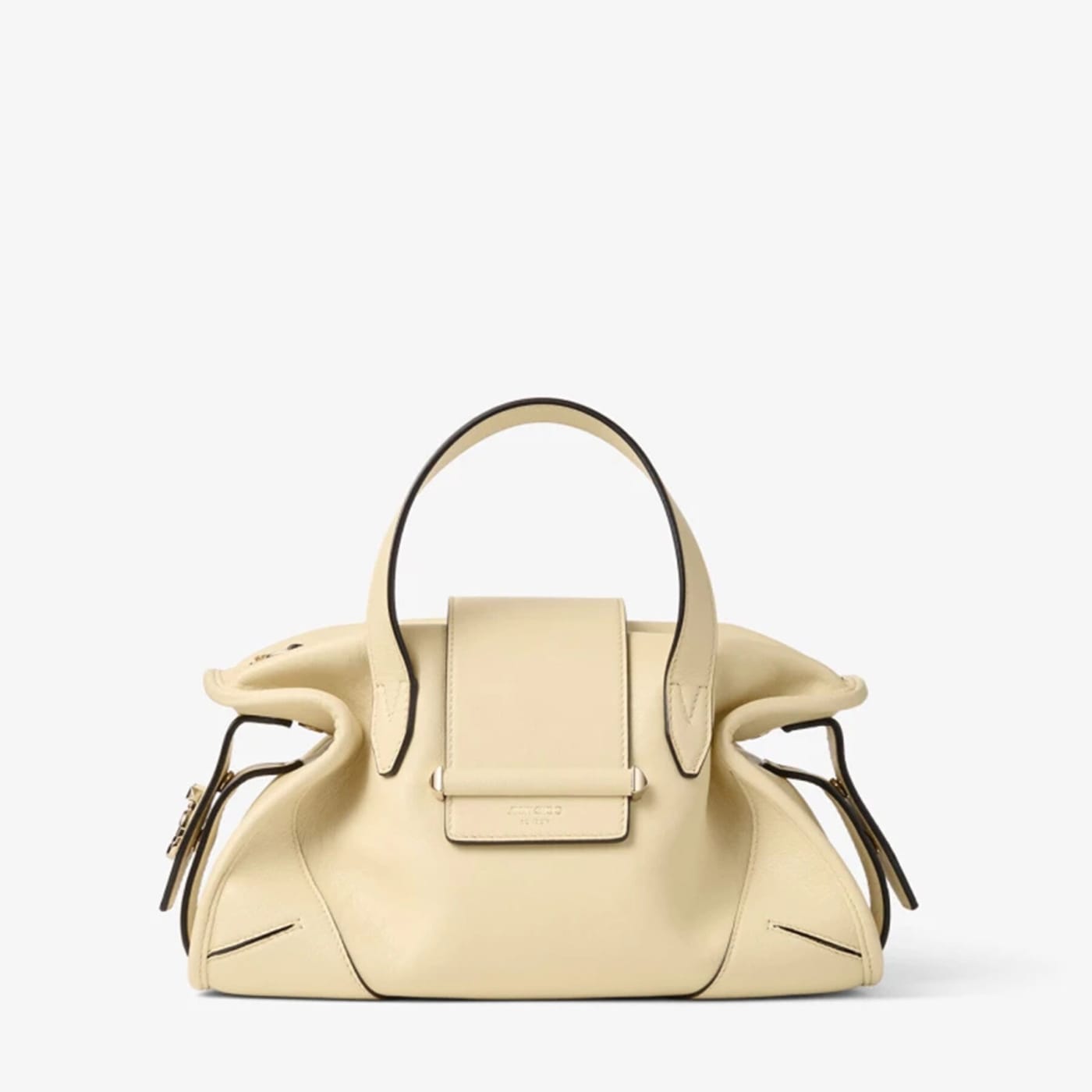 Bar Holdall Small Buttermilk Biker Leather Holdall Bag