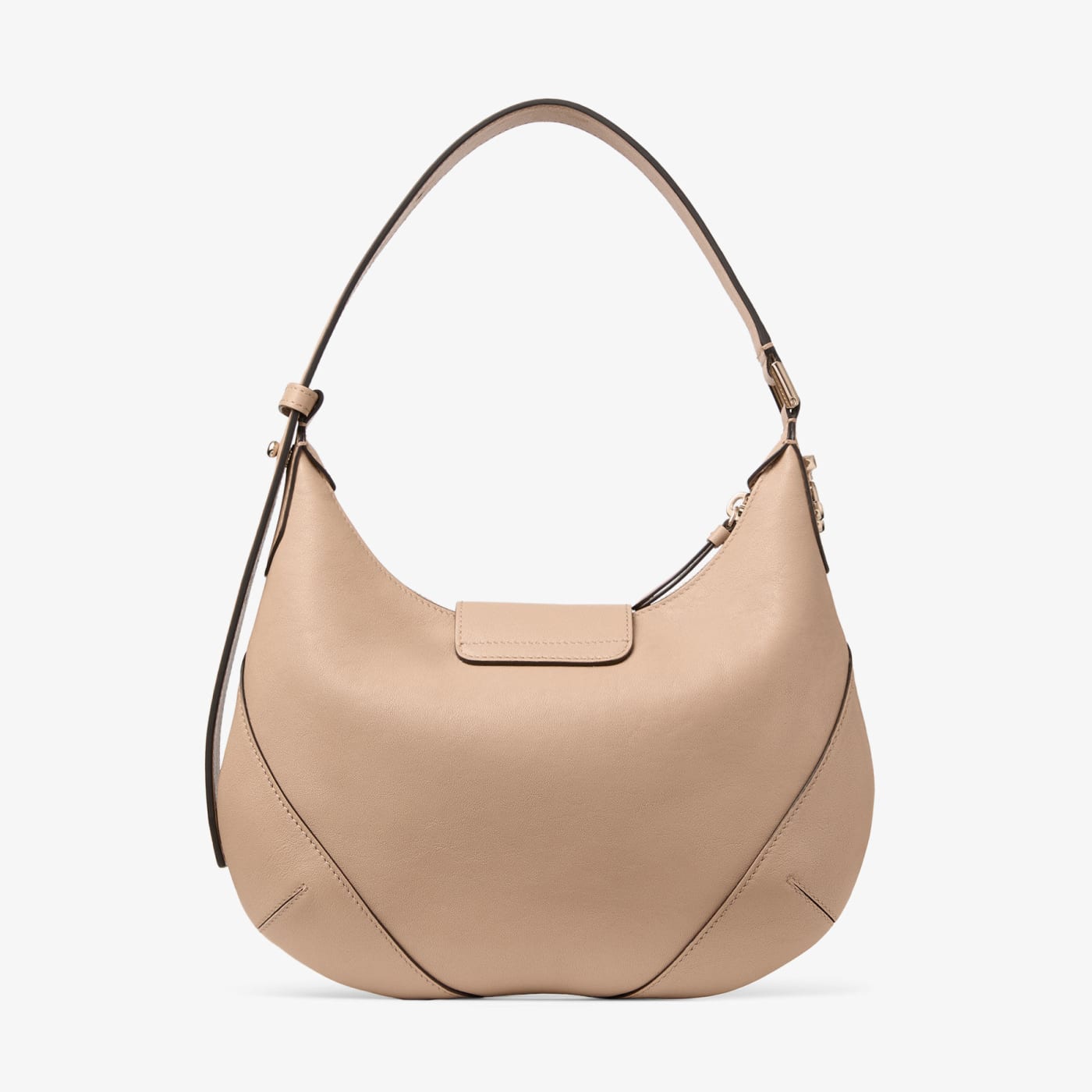 Bar Hobo Small Chai Biker Leather Shoulder Bag