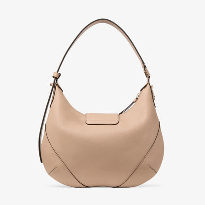 Bar Hobo Small Chai Biker Leather Shoulder Bag