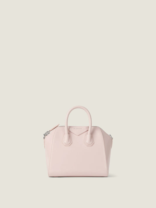 Mini Antigona bag in Box leather