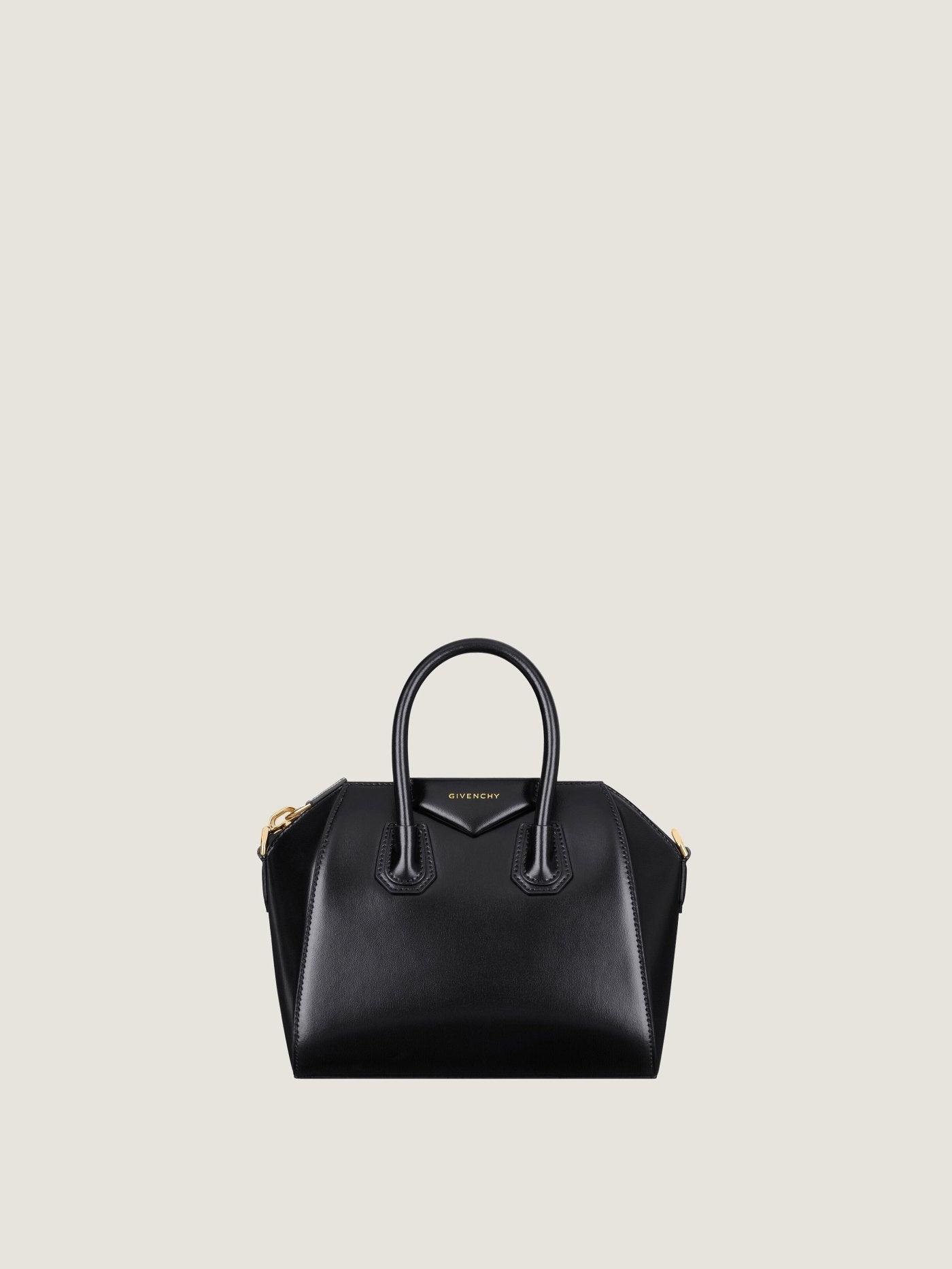 Mini Antigona bag in Box leather