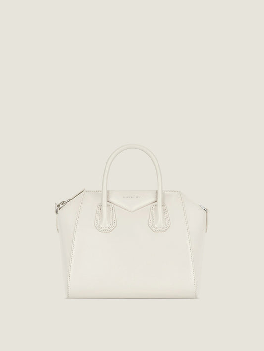 Small Antigona bag in Box leather