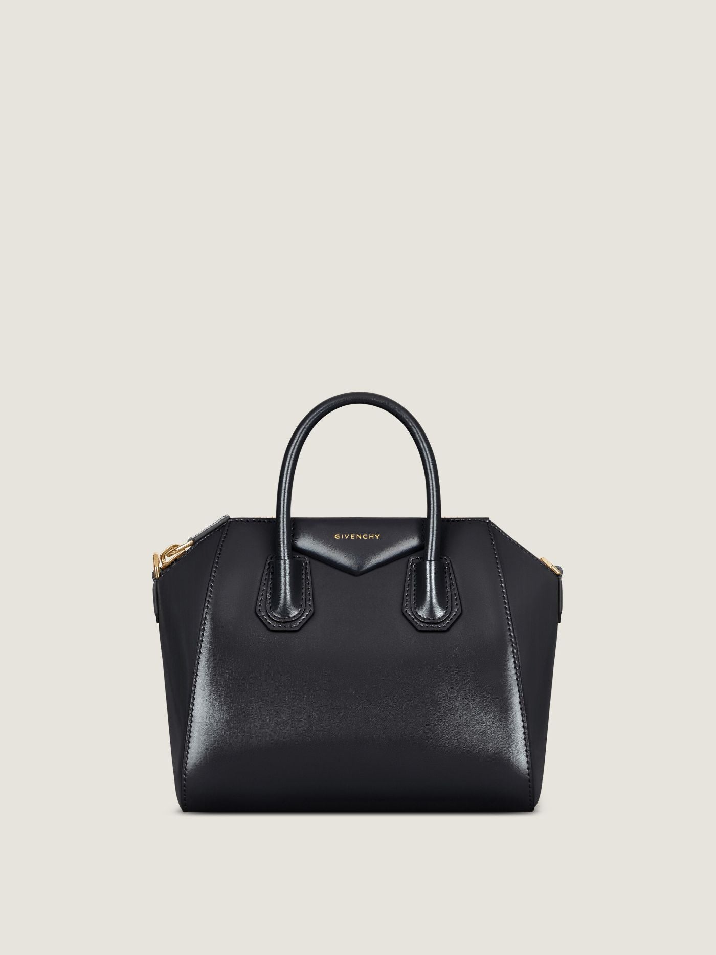 Small Antigona bag in Box leather