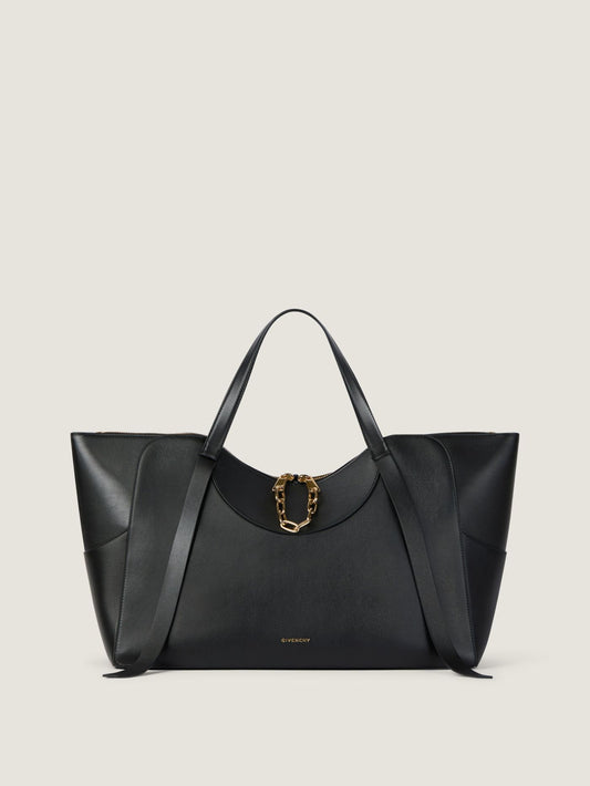 Large The Snatch bag in grained leather