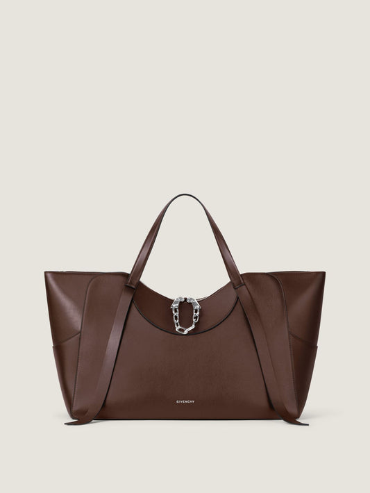 Large The Snatch bag in grained leather