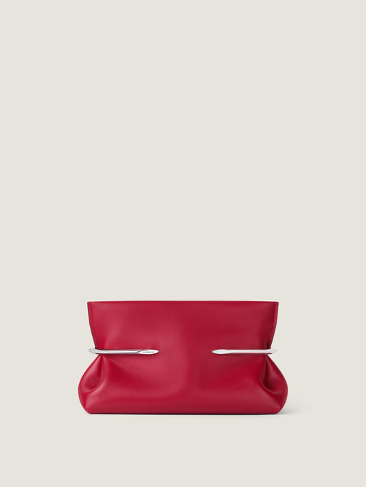 Pinch Soft clutch in nappa leather