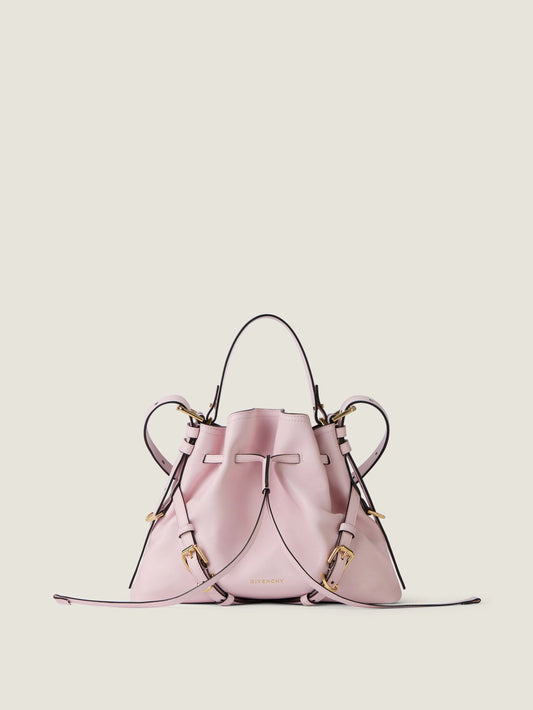 Small Voyou Bucket bag in shiny leather
