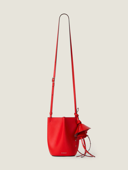 Nano Snap bucket bag in grained leather