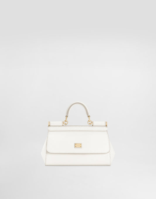 Mini Sicily handbag in dauphine calfskin