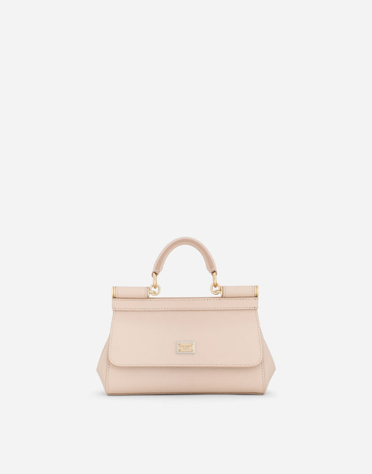 Mini Sicily handbag in dauphine calfskin