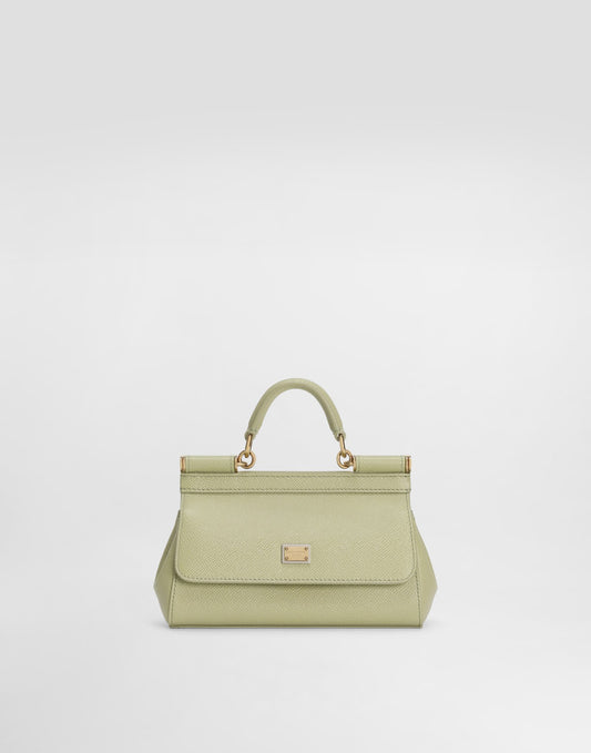 Mini Sicily handbag in dauphine calfskin