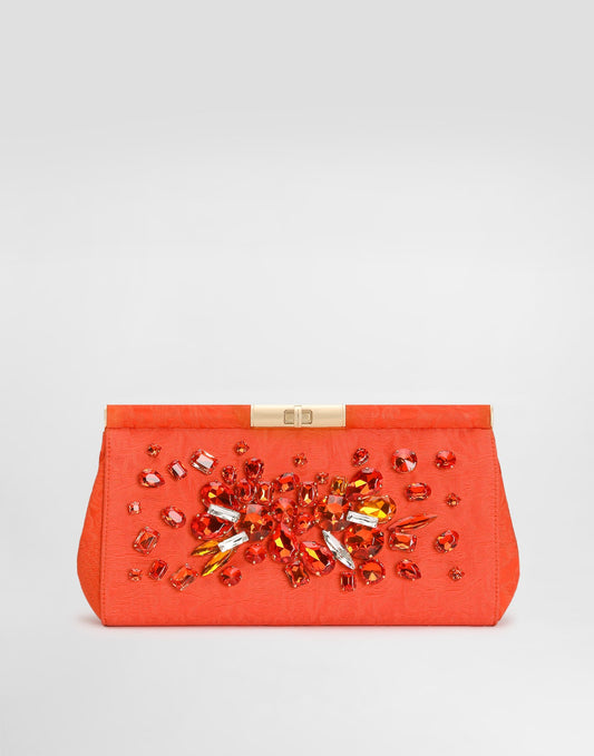 Marlene shoulder bag in embroidered brocade