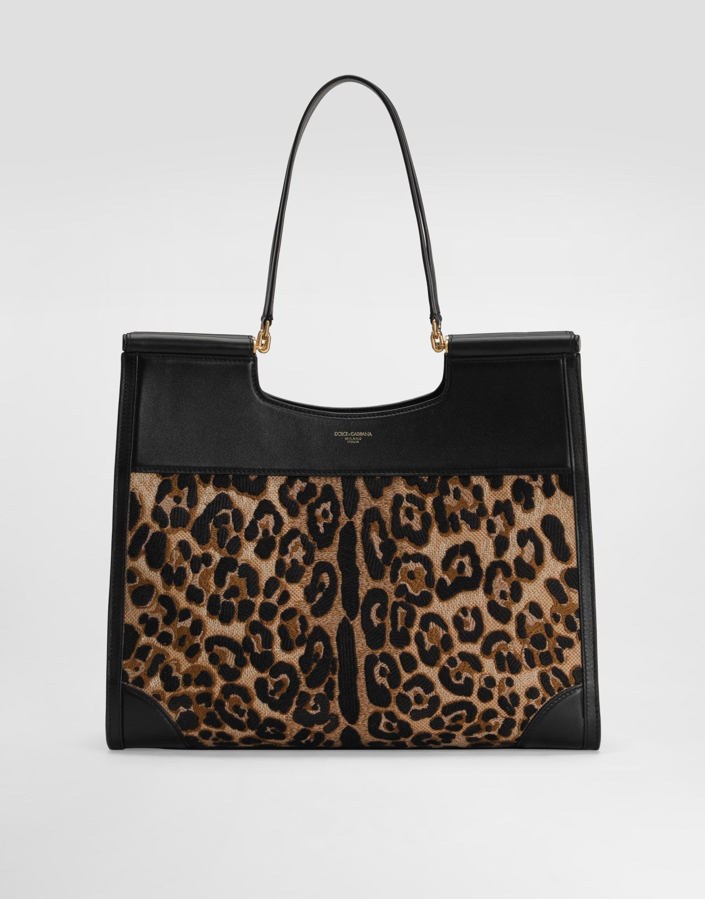 Sicily large shopping bag with embroidery
