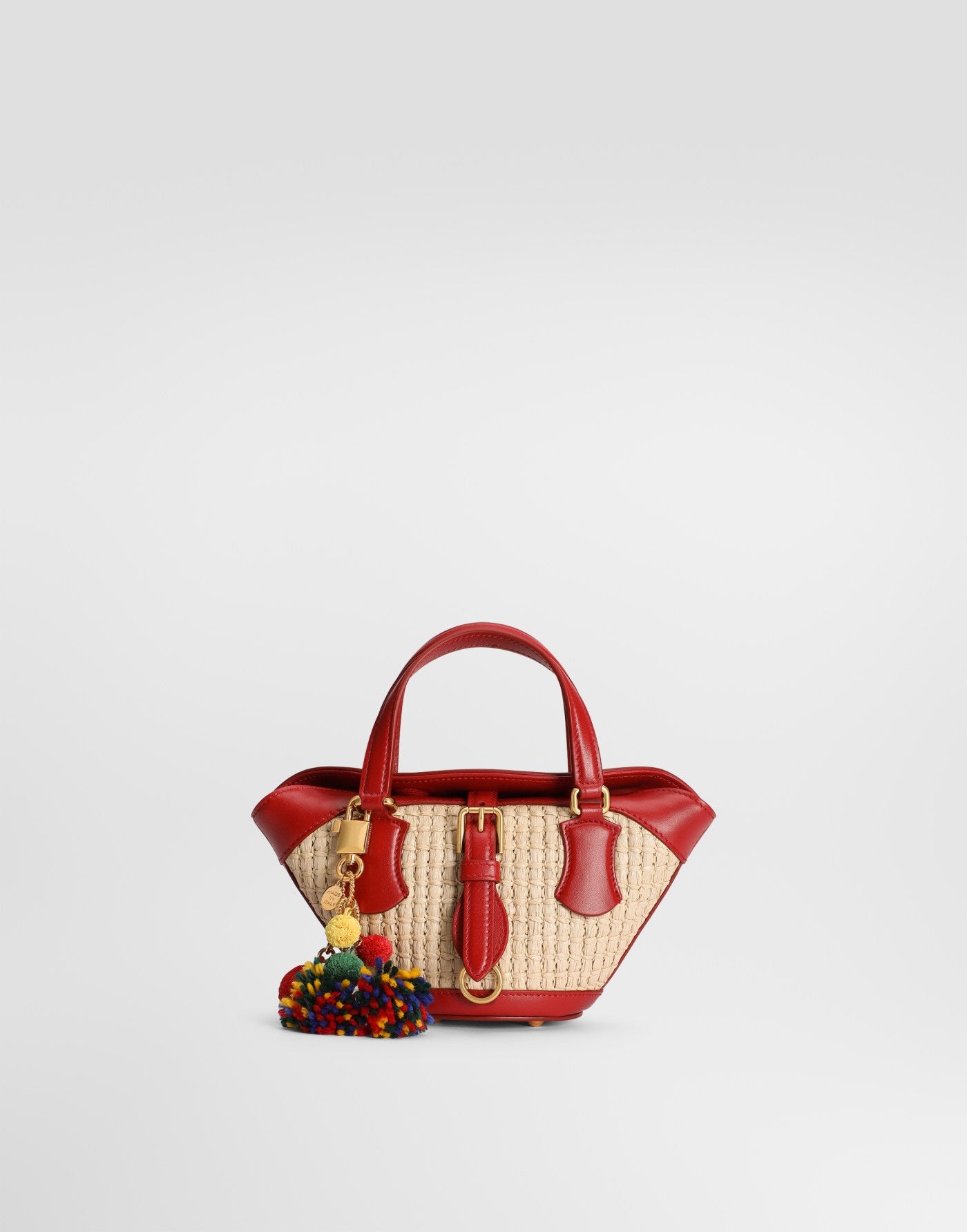 Raffia coffa Capri bag