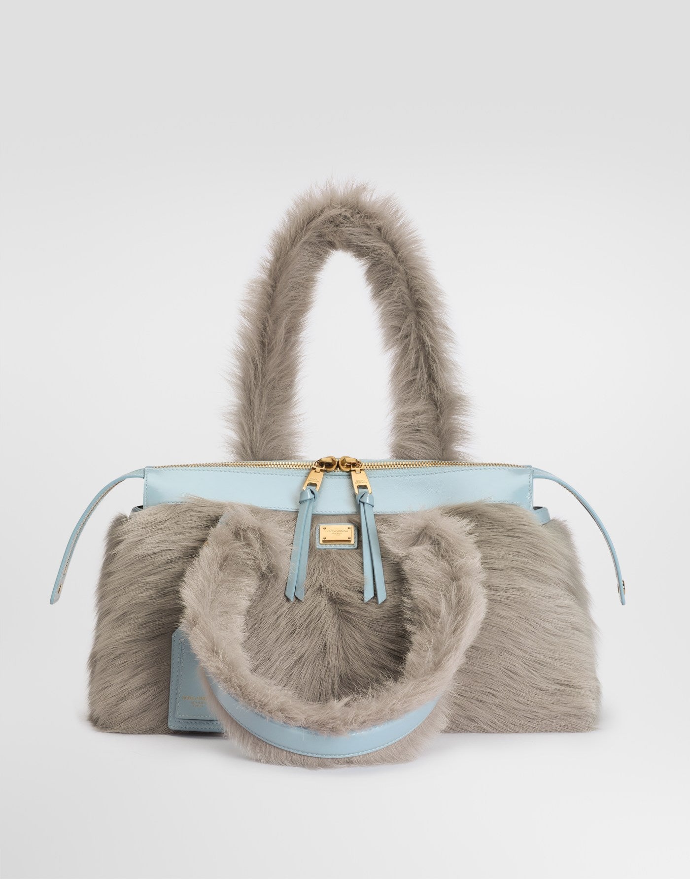 Vittoria shoulder bag in shearling and calfskin