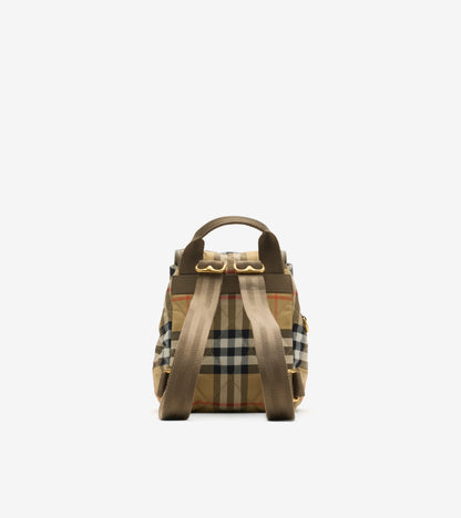 Mini Horseshoe Backpack in Sand beige