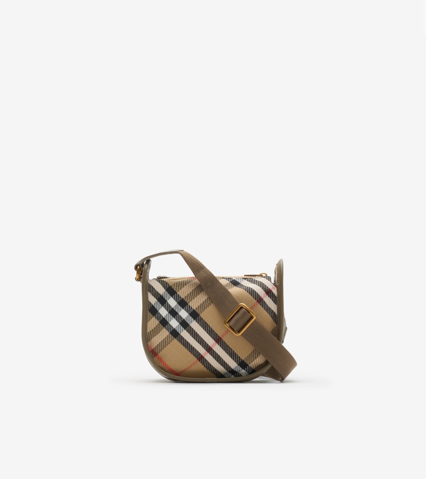 Mini B Clip Messenger Bag in Sand beige