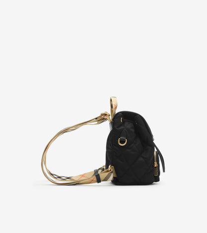 Mini Horseshoe Backpack in Black