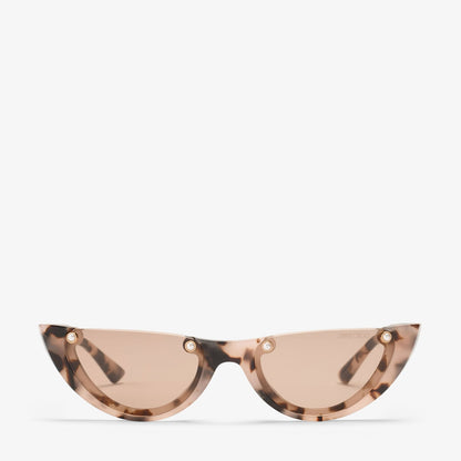 Beth Pink Havana Cat Eye Sunglasses