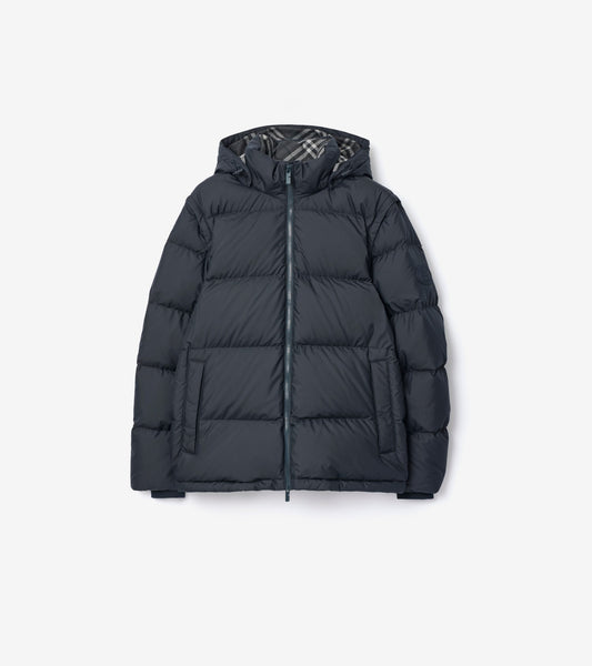 Detachable Sleeve Bideford Puffer Jacket in Navy