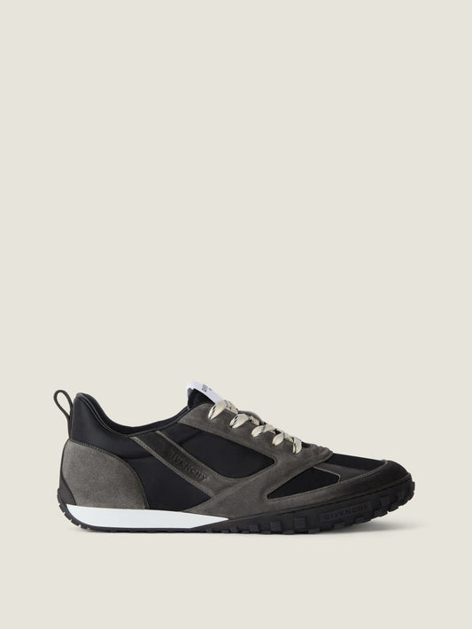 Glide sneakers in nylon and suede