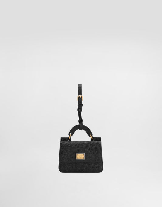 Dauphine print calfskin card holder