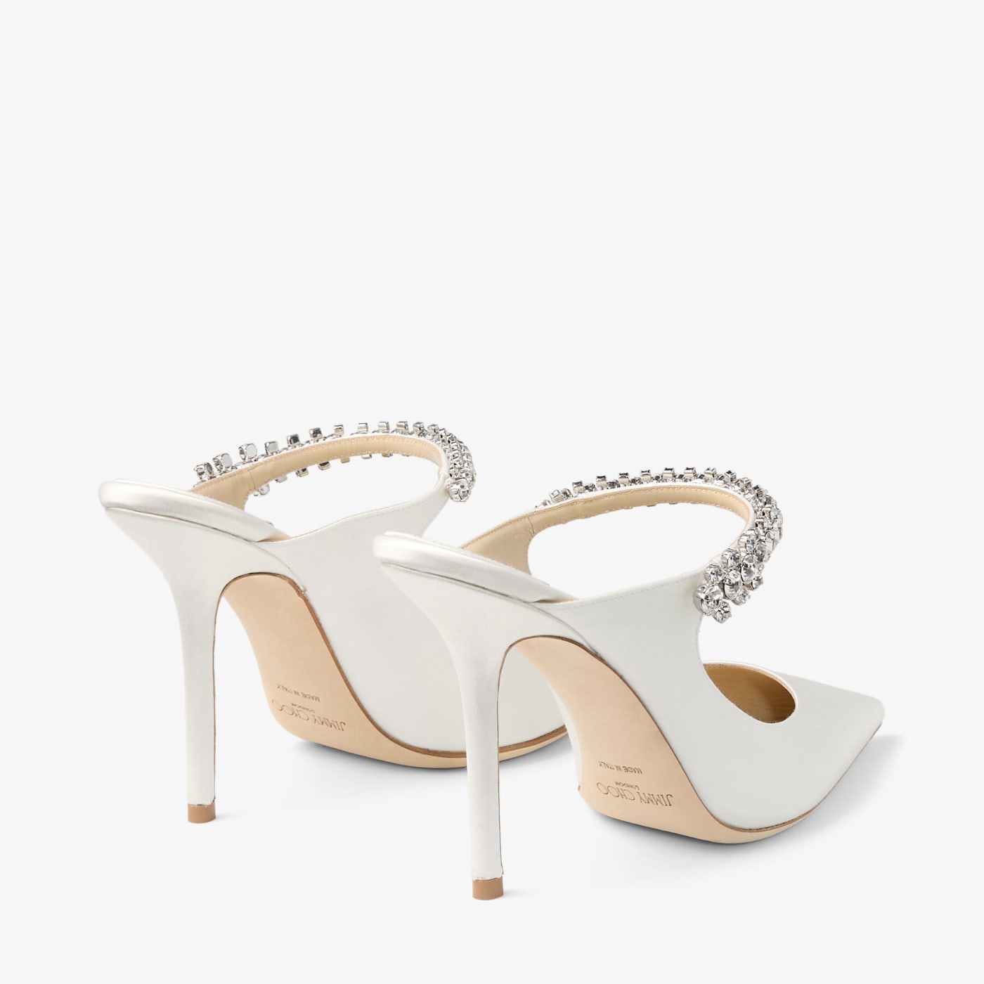 Bing 100 Ivory Satin Pumps