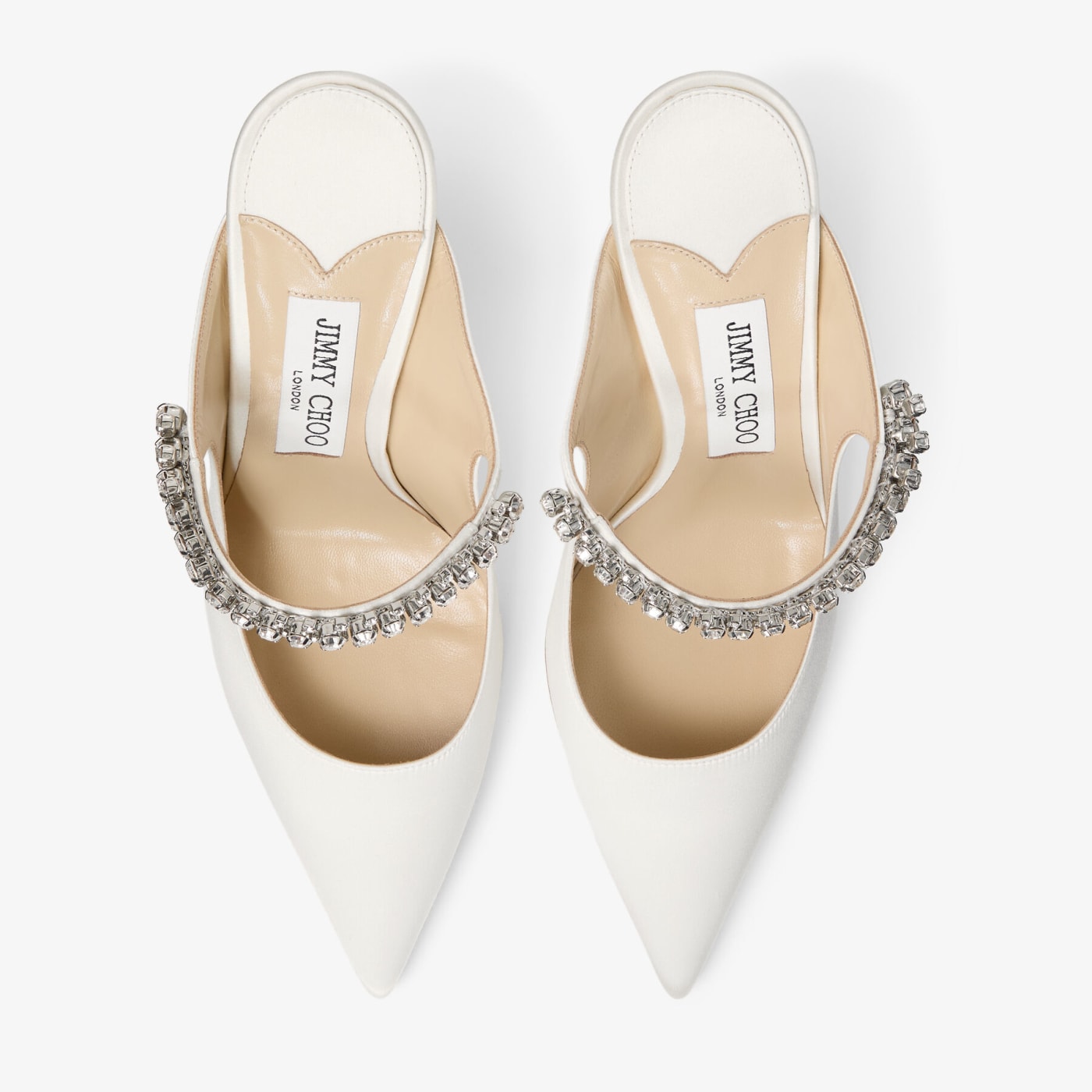 Bing 100 Ivory Satin Pumps