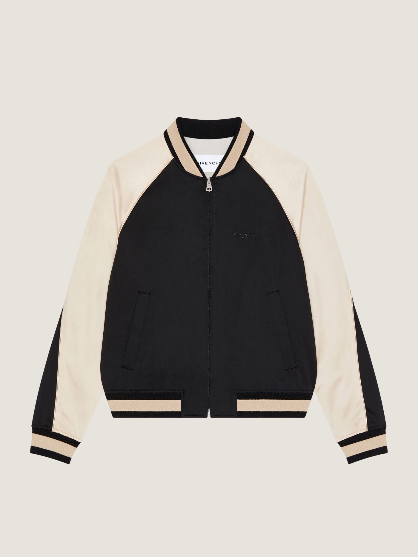 Couture Seam souvenir jacket with Givenchy Paris pearls