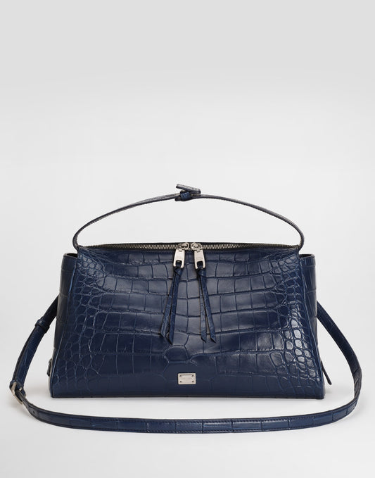 Vittoria alligator crossbody bag