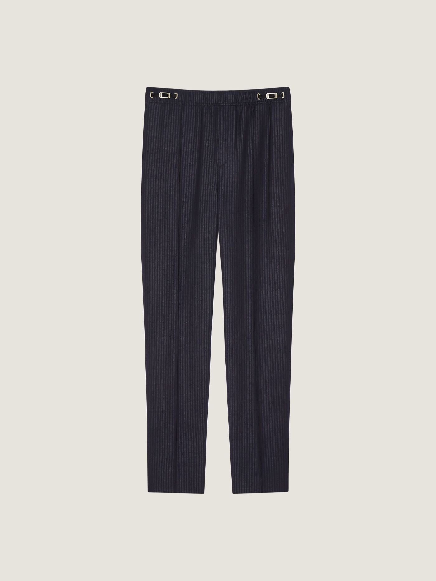 Couture Seam striped joggers in wool